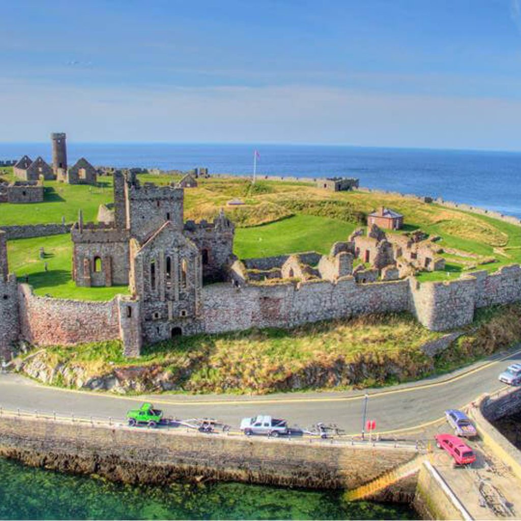 Visiting the Isle of Man - Peel Castle